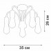 Люстра на штанге Vitaluce V3024 V3024-1/5PL