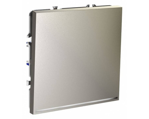 Выключатель одноклавишный с подсветкой без рамки Voltum S70 VLS010204