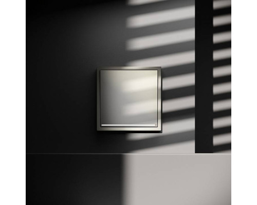 Выключатель одноклавишный с подсветкой без рамки Voltum S70 VLS010204