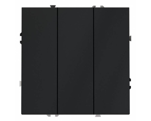 Выключатель трехклавишный без рамки Voltum S70 VLS030107