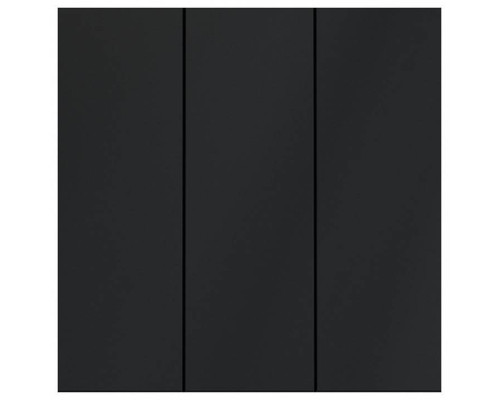 Выключатель трехклавишный без рамки Voltum S70 VLS030107