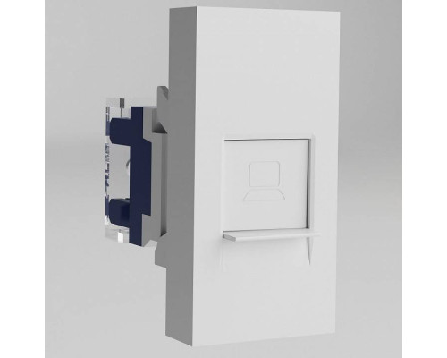 Розетка Ethernet RJ-45 модульная Werkel белый a069369