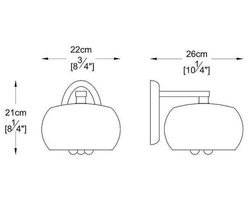 Бра Zumaline Crystal W0076-01D-F4FZ