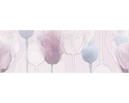 Lila Вставка цветы розовый (LL2U071DT) 25x75