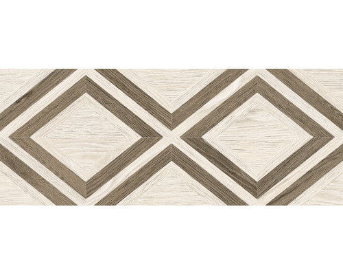 Wisdom Плитка настенная бежевый узор 20х50