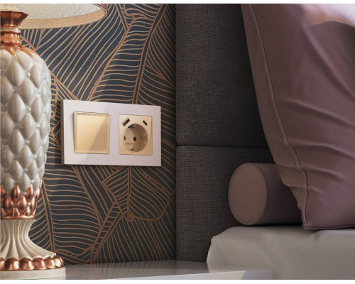 Рамка на 1 пост Ambrella Volt Techno AF220201