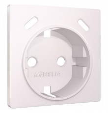 Накладка для розетки с заземлением и со шторками и 2хUSB type С Ambrella Volt ALFA AP2105