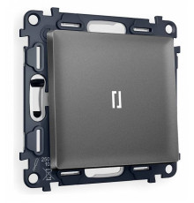 Выключатель проходной одноклавишный с подсветкой Ambrella Volt Quant MA652035