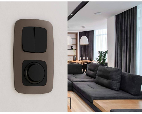 Клавиши для выключателя двухклавишного Ambrella Volt Quant OP8030