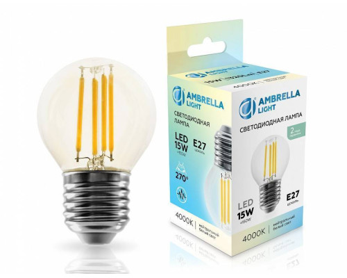 Лампа светодиодная Ambrella Light G45 451524