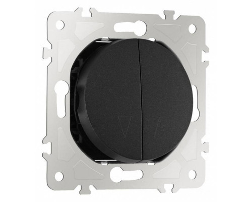 Выключатель для жалюзи без рамки Arte Milano 202 202.38-2.black