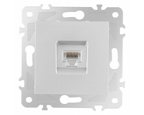 Розетка Ethernet RJ-45 без рамки Arte Milano am-203 203.45-1.silver