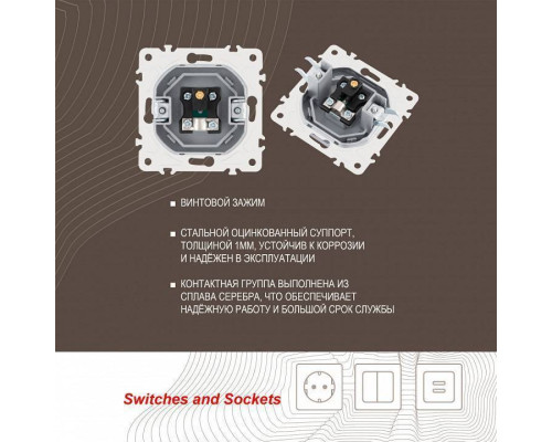 ТВ-розетка без рамки Arte Milano am-205 205.43-1.silver