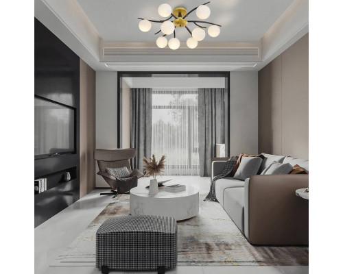 Люстра на штанге Arte Milano Neapolis 273408/9 BK/GD