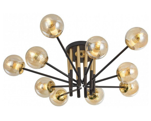 Потолочная люстра Arte Milano Neapolis 273708/10 BK/GD
