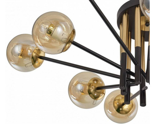 Потолочная люстра Arte Milano Neapolis 273708/10 BK/GD