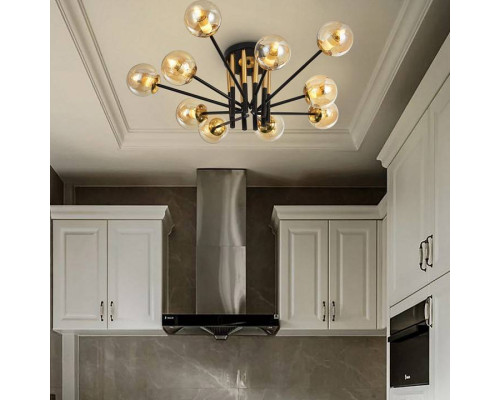 Потолочная люстра Arte Milano Neapolis 273708/10 BK/GD