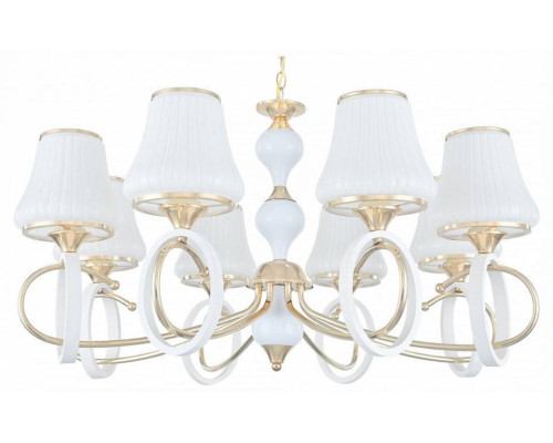 Подвесная люстра Arte Milano Florentia-2387 8 ламп 302387/8 Wh/Gd