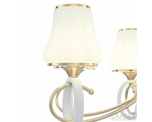 Подвесная люстра Arte Milano Florentia-2387 8 ламп 302387/8 Wh/Gd