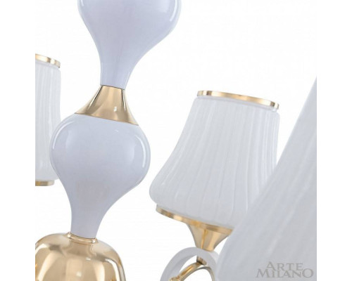 Подвесная люстра Arte Milano Florentia-2387 8 ламп 302387/8 Wh/Gd