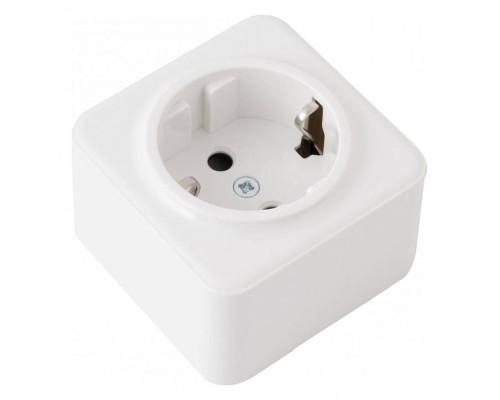 Розетка с заземлением и со шторкой Arte Milano am-310 310.40-1.white