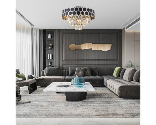 Люстра на штанге Arte Milano Sorrento-5009 хром 375009/4+2/20/480 CR