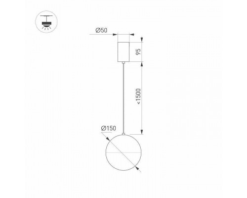 Подвесной светильник Arlight EMISFERO 035949