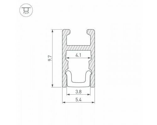 Профиль накладной Arlight ARH-KANT 36385