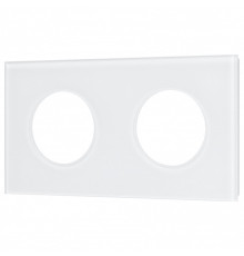 Рамка на 2 поста Arlight GLARE 043835