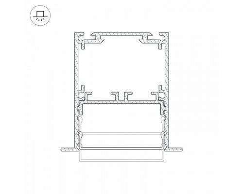 Профиль встраиваемый Arlight SL-LINIA 044685