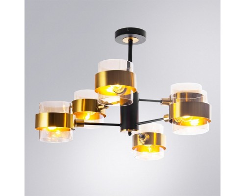 Люстра на штанге Arte Lamp Carlo A8205SP-6BK