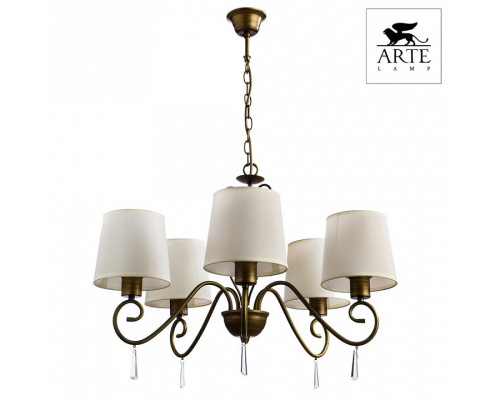 Подвесная люстра Arte Lamp Carolina A9239LM-5BR