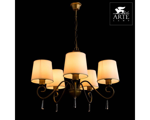Подвесная люстра Arte Lamp Carolina A9239LM-5BR