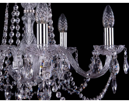 Подвесная люстра Bohemia Ivele Crystal 1402 1402/5/195/Ni