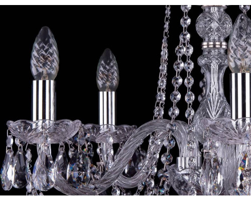 Подвесная люстра Bohemia Ivele Crystal 1402 1402/5/195/Ni