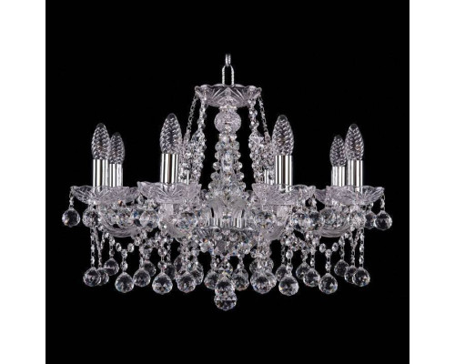Подвесная люстра Bohemia Ivele Crystal 1413 1413/8/200/Ni/Balls