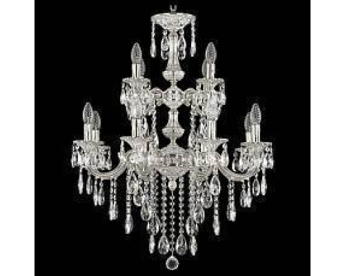 Подвесная люстра Bohemia Ivele Crystal 7201 72101/8+4/210/2d B NW