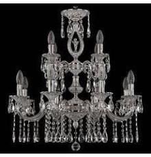 Подвесная люстра Bohemia Ivele Crystal 7201 72401/8+4/210/2d A NW FA10S