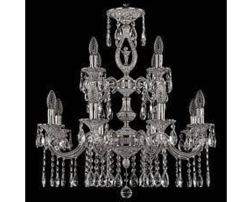 Подвесная люстра Bohemia Ivele Crystal 7201 72401/8+4/210/2d A NW FA10S