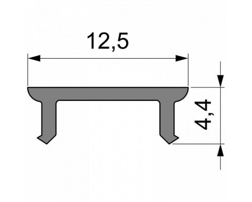 Профиль накладной Deko-Light P-01-08 983004