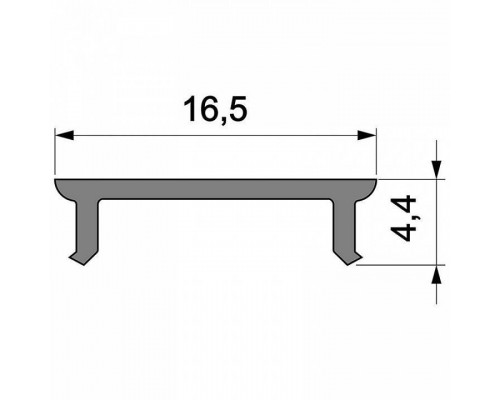 Профиль накладной Deko-Light P-01-12 983024