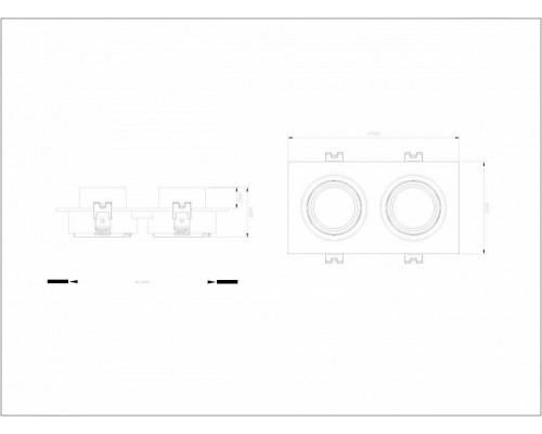 Встраиваемый светильник Denkirs Rond DK3122-WH