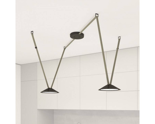 Комплект трековой системы Denkirs Belty SET светло-серый DK55SET03-02-LG