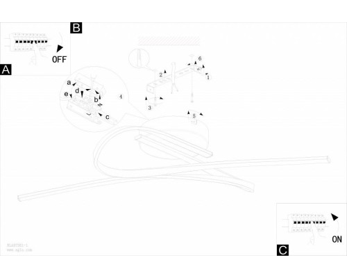Накладной светильник Eglo Palozza 380 мм 97361