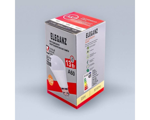 Лампа светодиодная Eleganz  E27 13Вт 3000K 1372