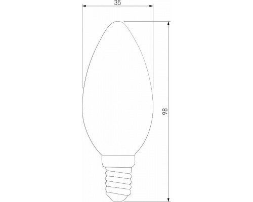 Лампа светодиодная Elektrostandard Свеча F E14 7Вт 4200K a049116