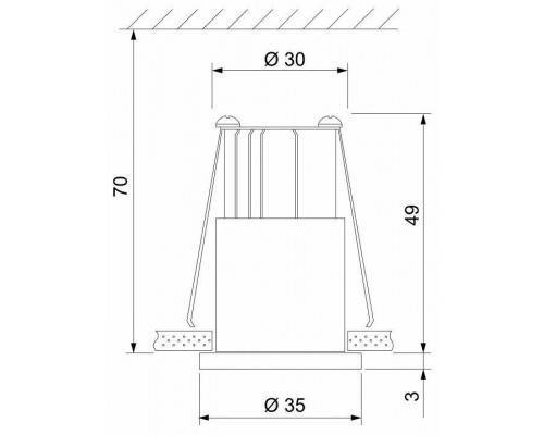 Встраиваемый светильник Elektrostandard 15269/LED a056021