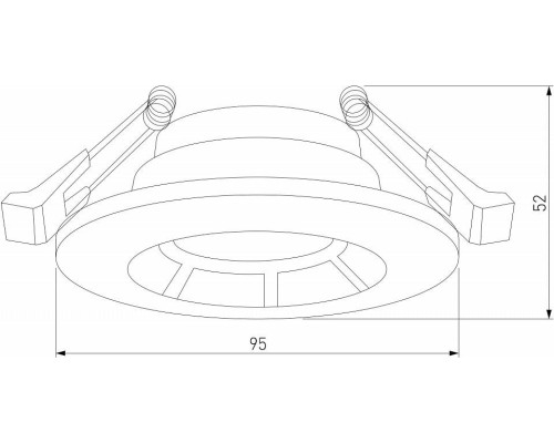 Встраиваемый светильник Elektrostandard Asimo a064264
