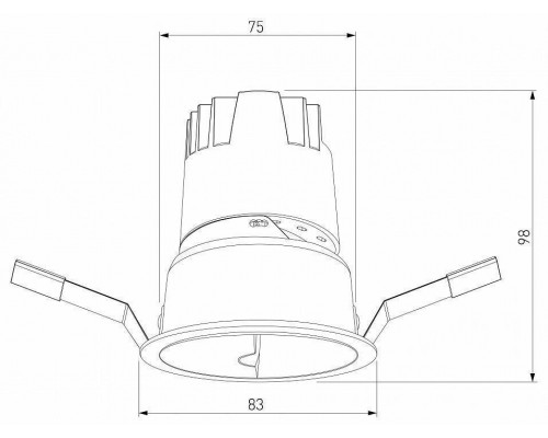 Встраиваемый светильник Elektrostandard Inline a064612