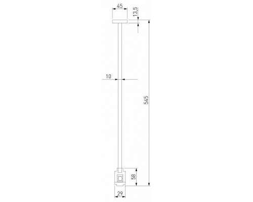 Основание на штанге Elektrostandard Esthetic Magnetic a065445